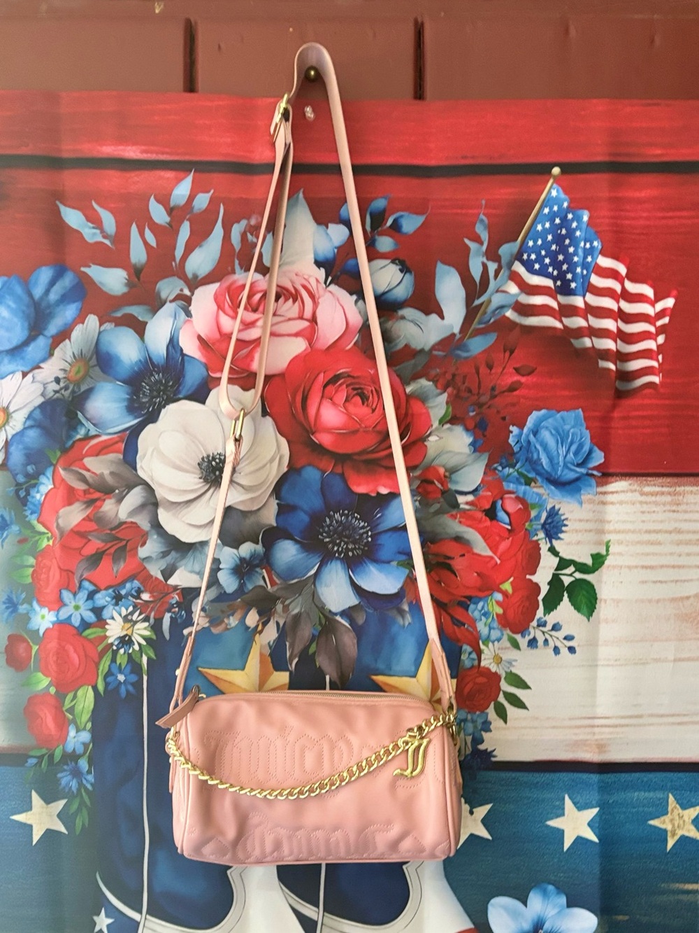 Juicy Couture Taffy Puff Roll Barrel Bag NWT